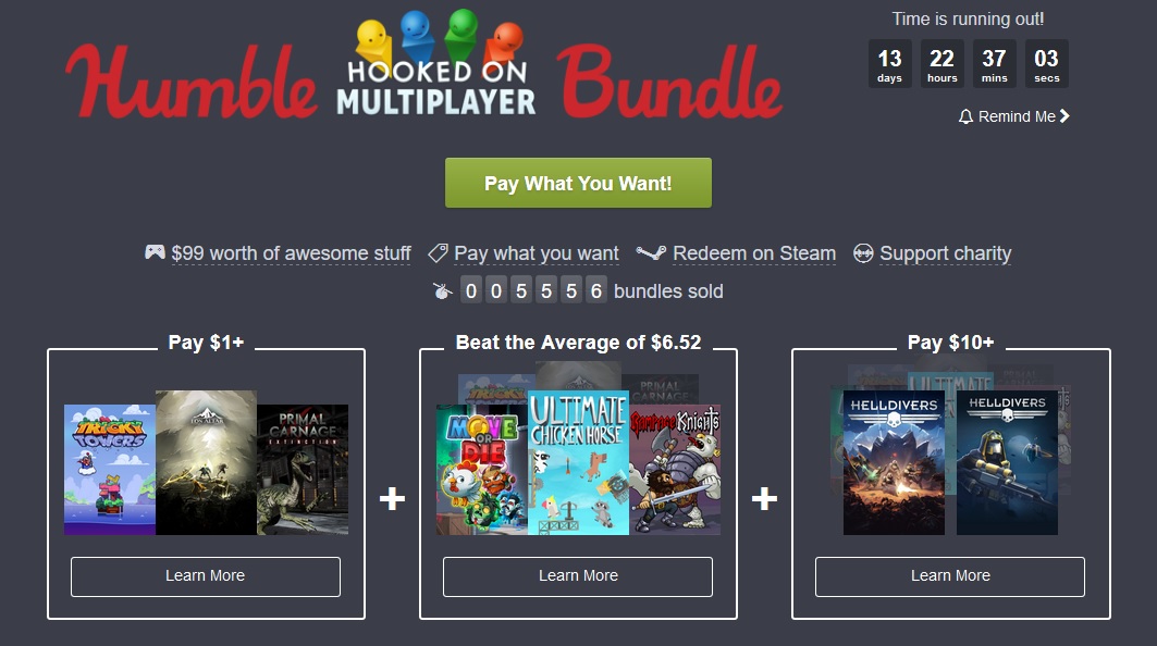 HumbleBundle Hooked on Multiplayer Paketi